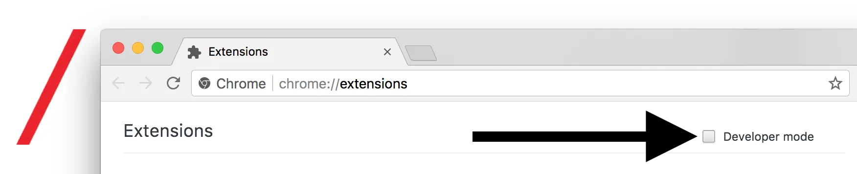 Enable developer mode google chrome extension" caption="Enable developer mode google chrome extension